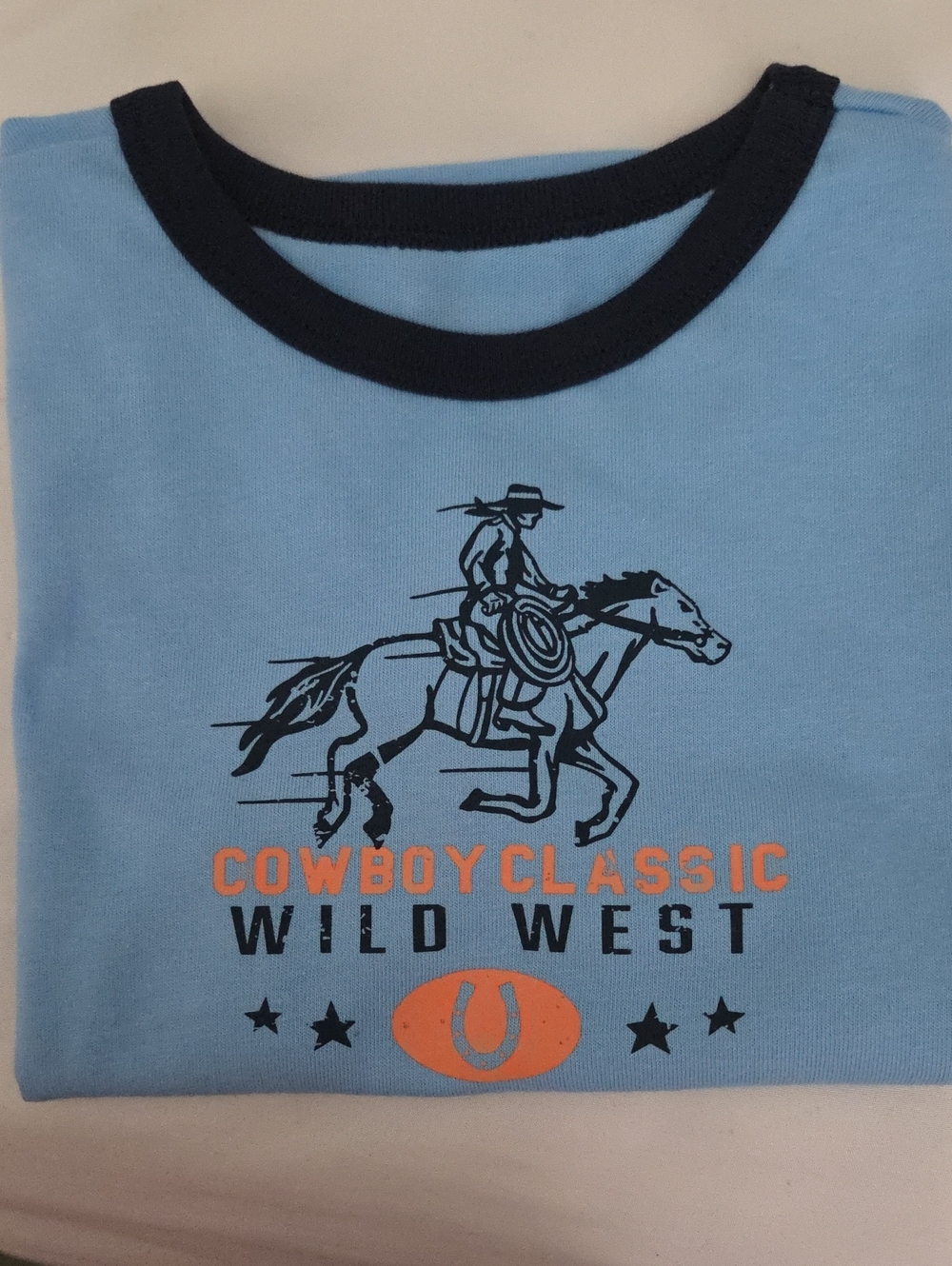 Wonder Nation Cowboy Classic Wild West Graphic Short Sleeve Tee